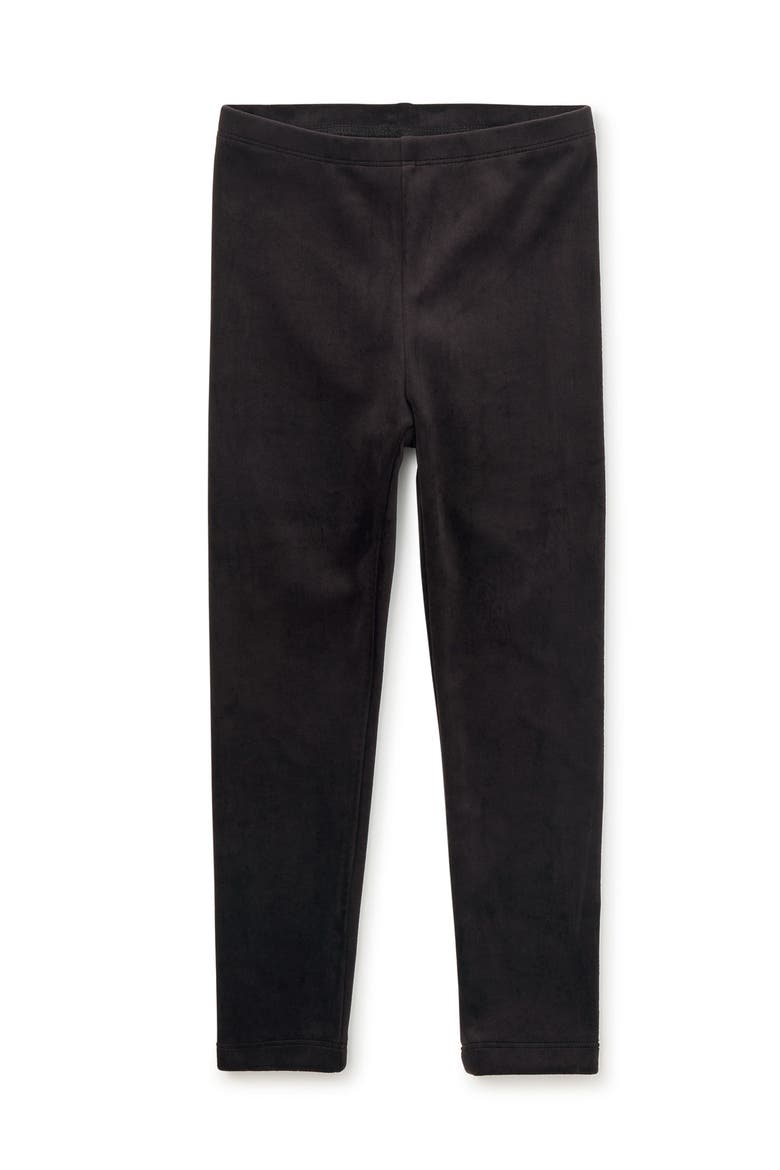 Velour Leggings, Alternate, color, Jet Black