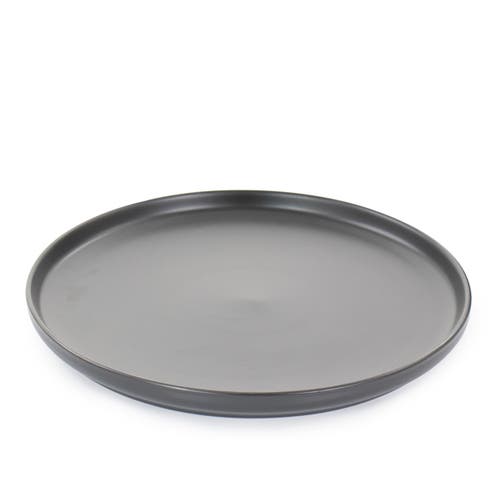 Elama Luxmatte Black 20 Piece Dinnerware Set In Black