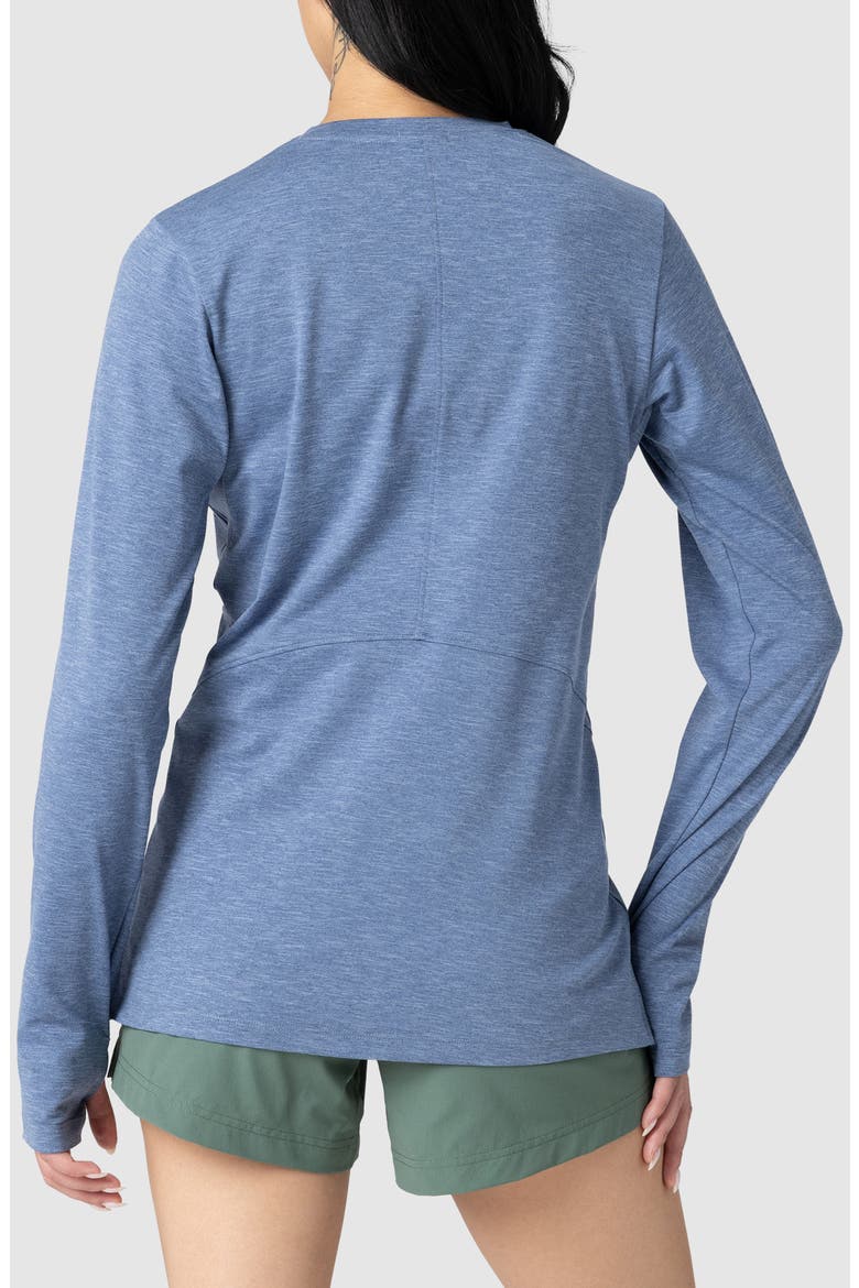 ActiveIce Spectrum Sun Long Sleeve T-Shirt, Alternate, color, ASCENT BLUE HEATHER