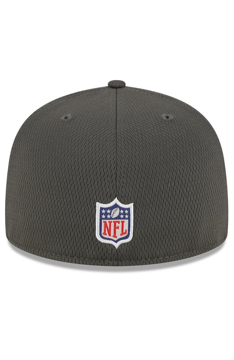 New Era Men's New Era Pewter Tampa Bay Buccaneers 2023 NFL Training Camp 59FIFTY Fitted Hat, Alternate, color, 
