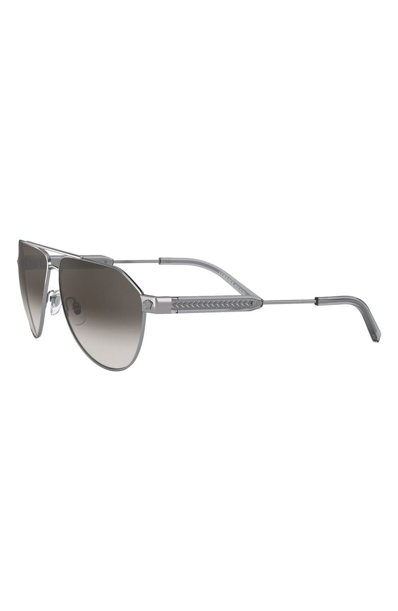 Versace 62mm Oversize Aviator Sunglasses, Alternate, color, 