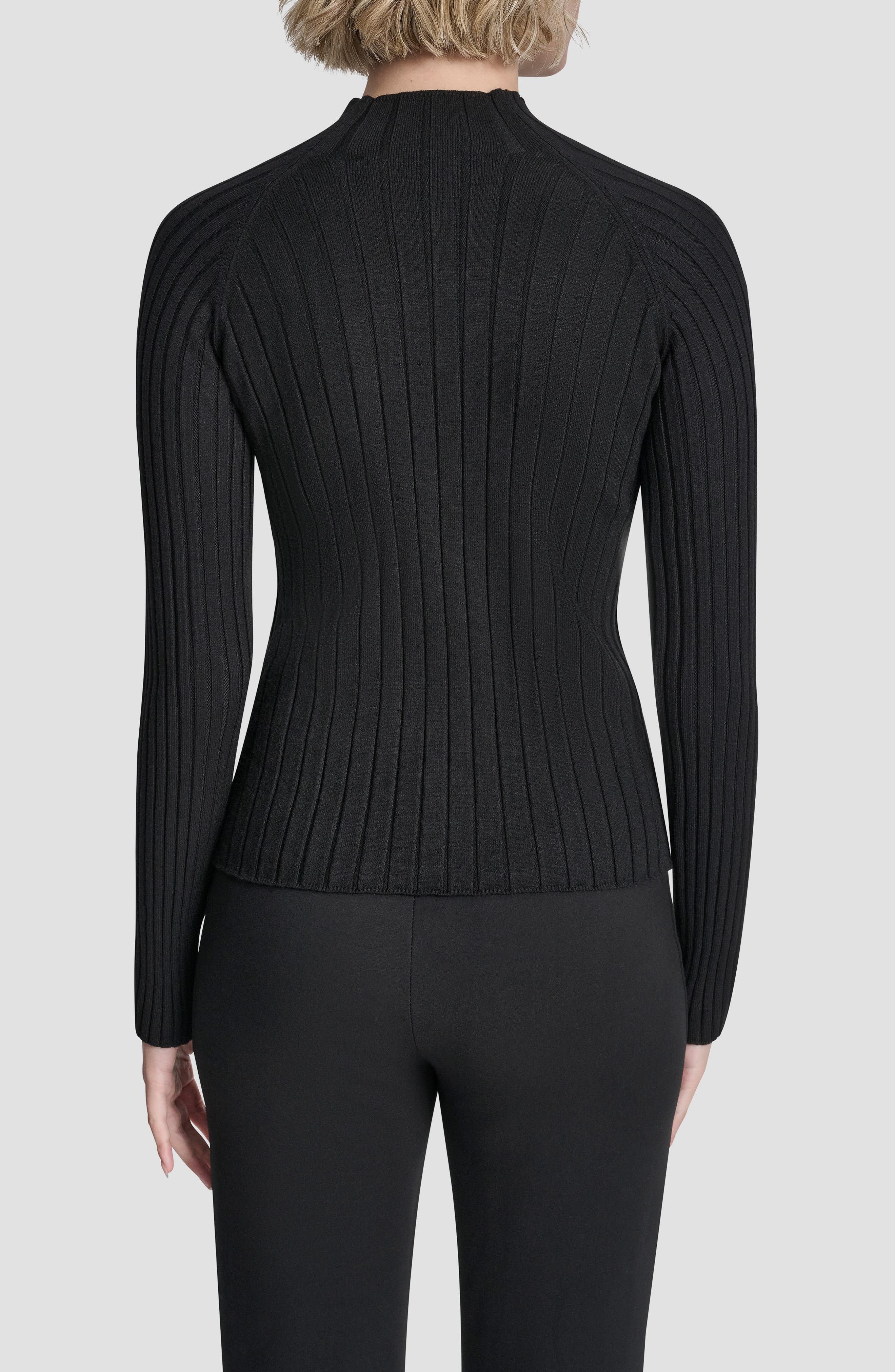 Cord Detail Rib Sweater - image 2