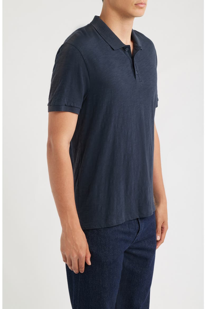 Cotton Slub Jersey Polo, Alternate, color, COASTAL