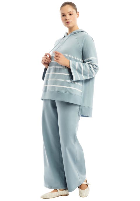 Bell-Sleeve French Terry Sweatshirt (Plus Available)