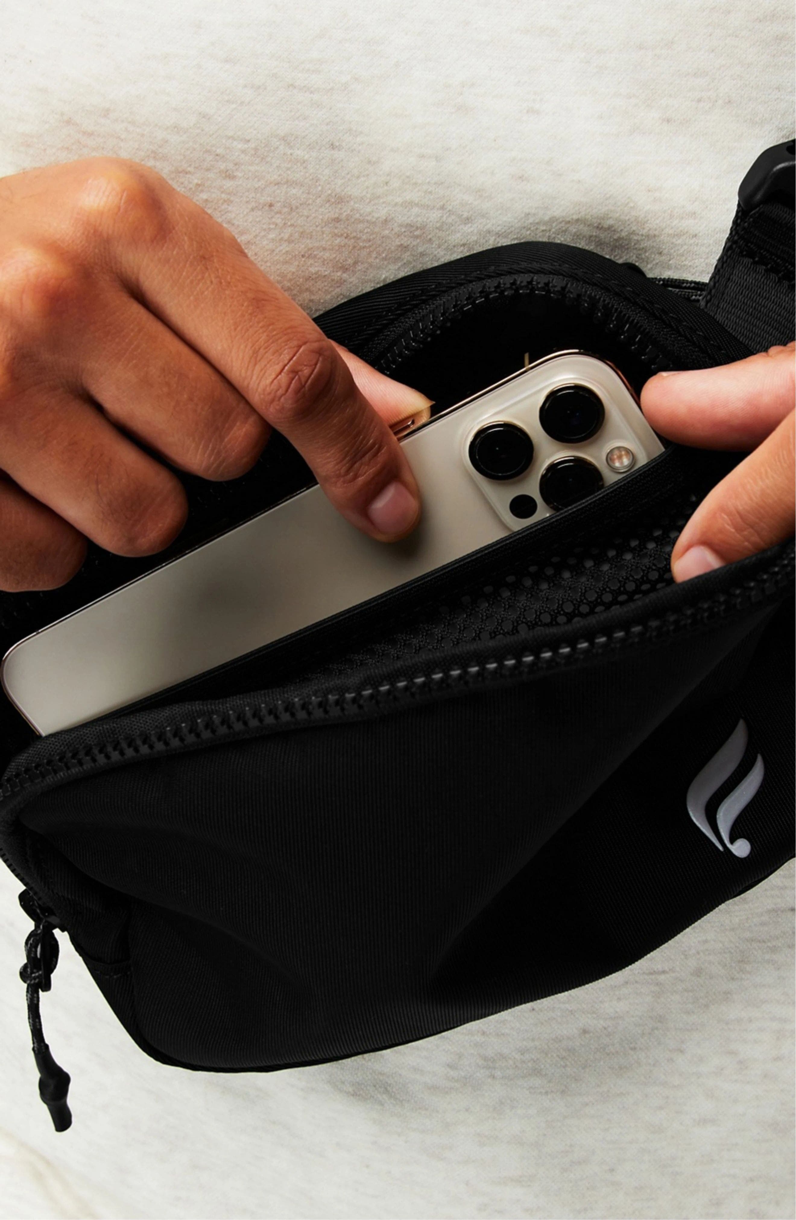 The Belt Bag, Alternate, color, Black