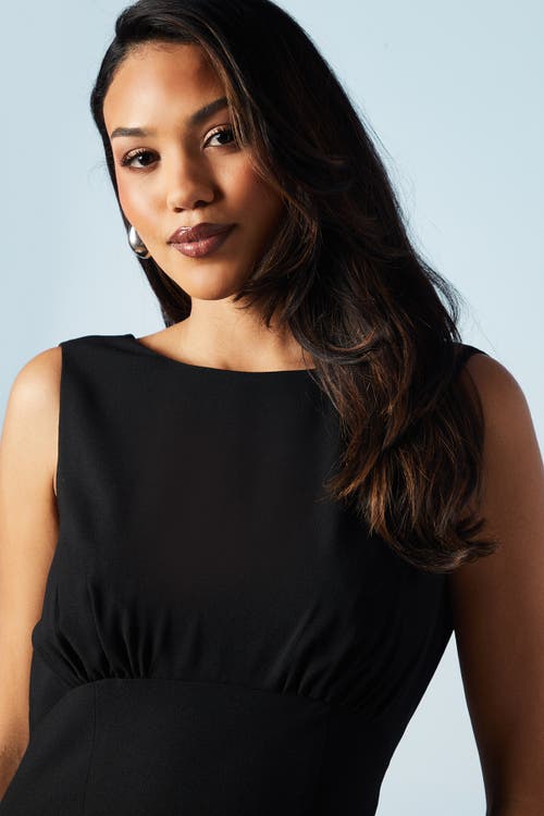 Coast Cowl Back Maxi Bridesmaid Dress In Black