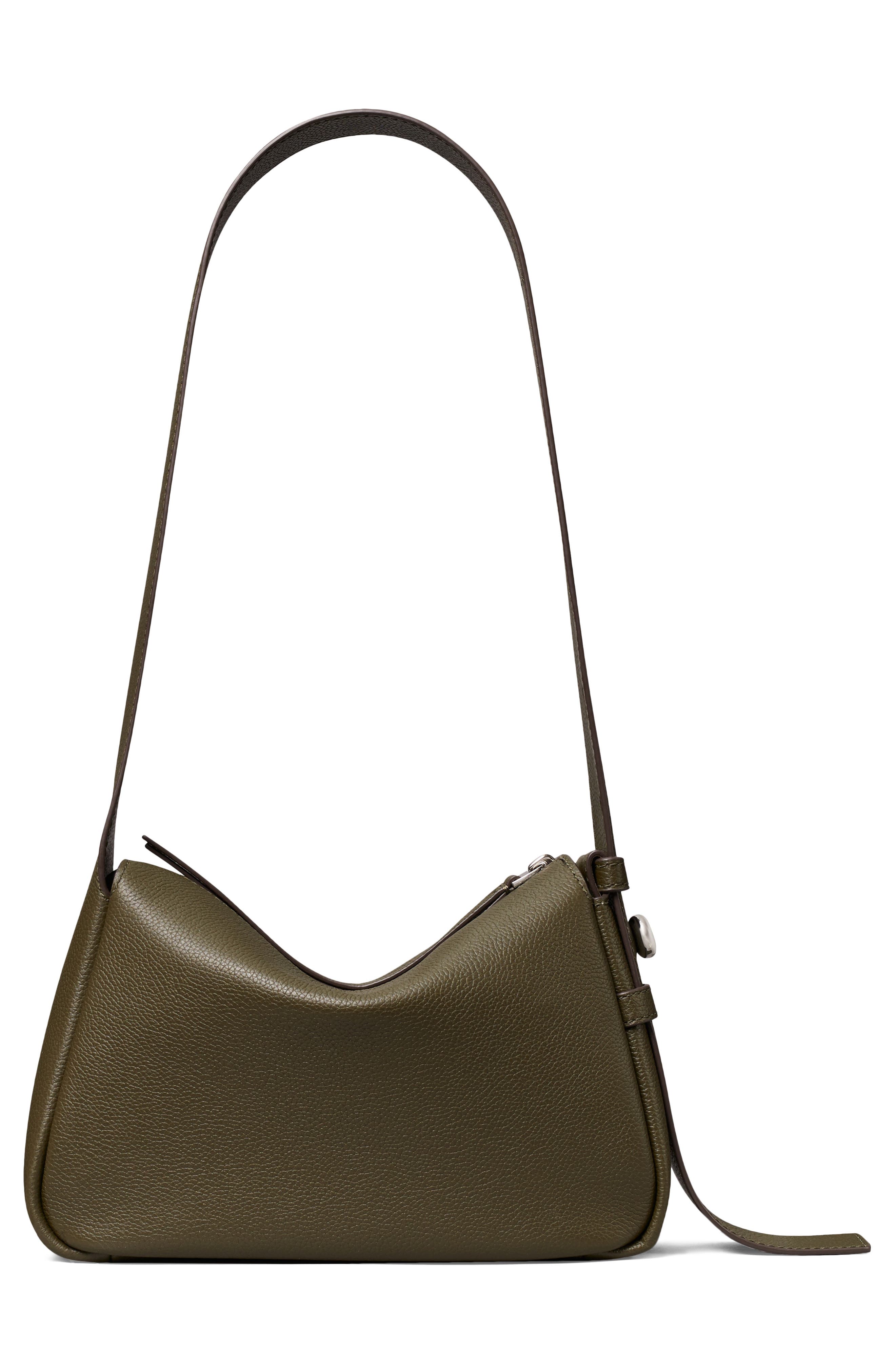 Small Romy Leather Shoulder Bag, Alternate, color, LECCIO