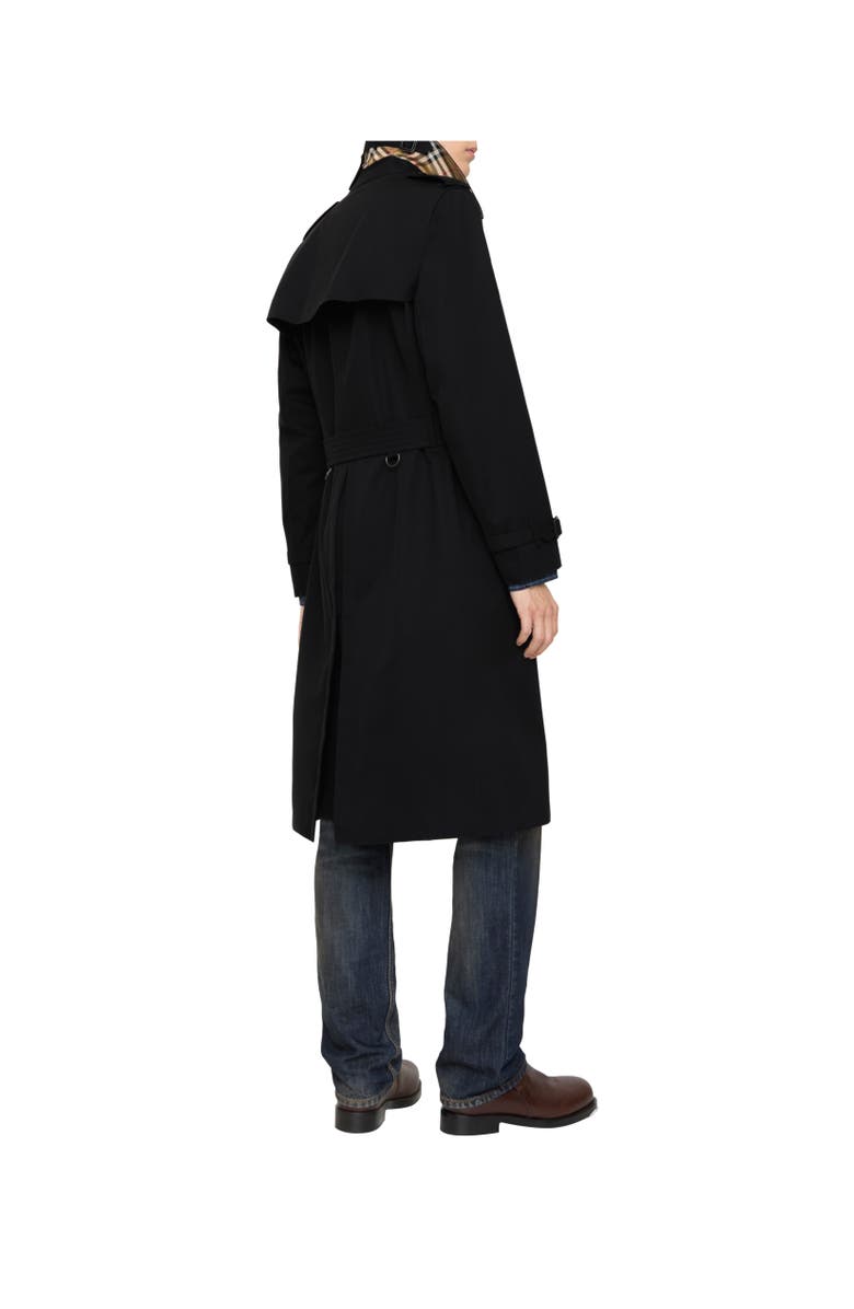 Burberry Long Kensington Heritage Trench Coat, Alternate, color, Coal