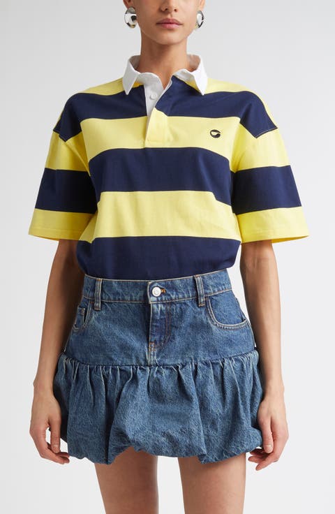 Stripe Cotton Polo