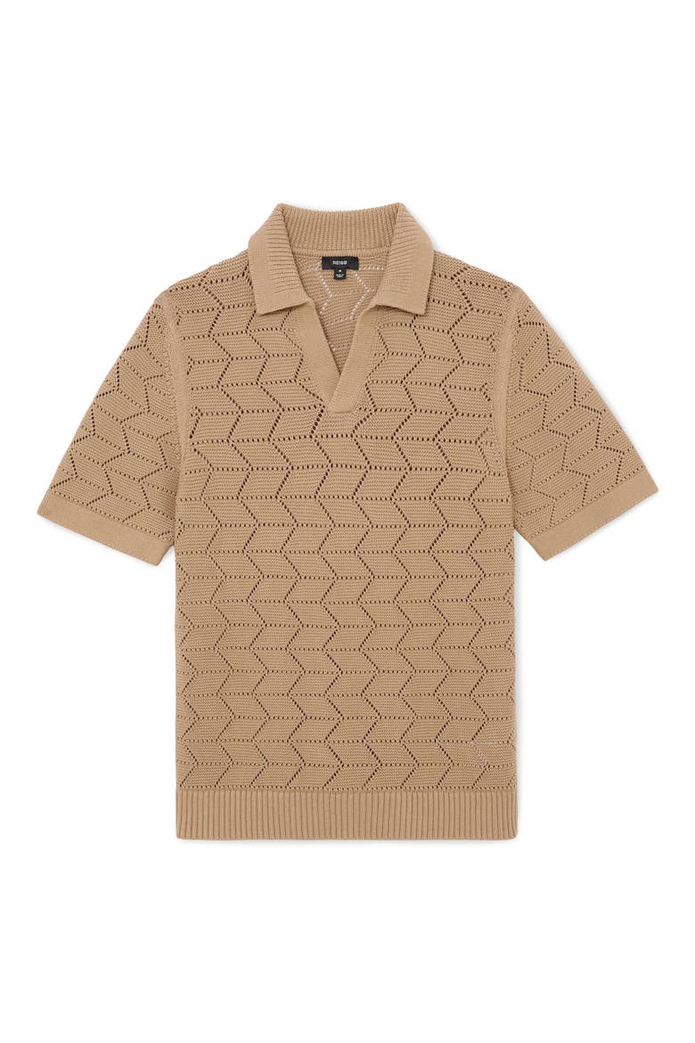 Belford Polo Sweater, Alternate, color, CAMEL