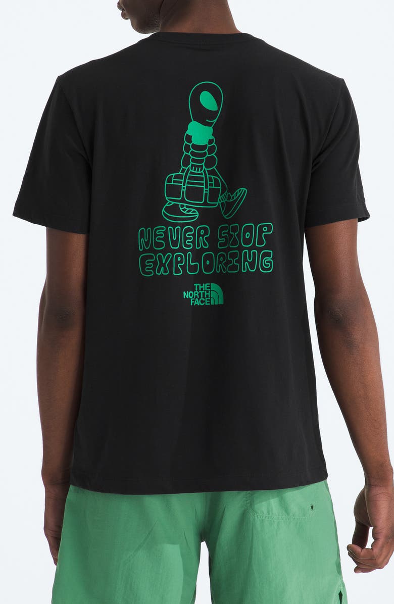 The North Face Celestial Drift Cotton Graphic T-Shirt, Alternate, color, Tnf Black