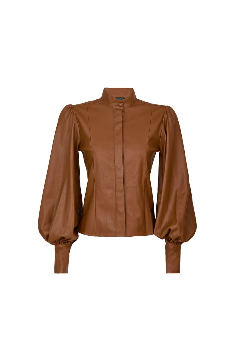 NO PISE LA GRAMA Hola Shirt, Main, color, Caramel