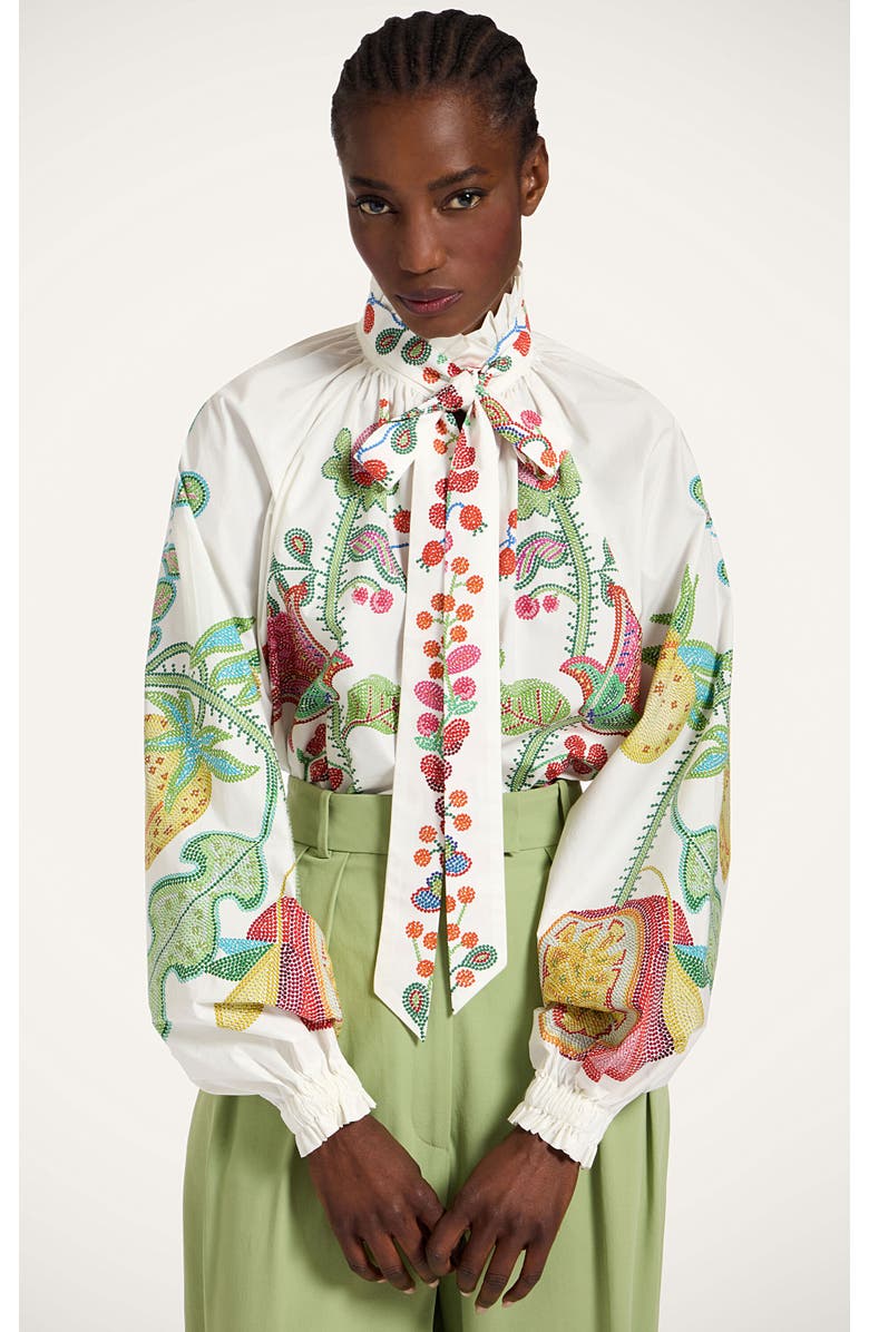 La DoubleJ Cerere Blouse Grenadilla Placée Off White, Main, color, Off White