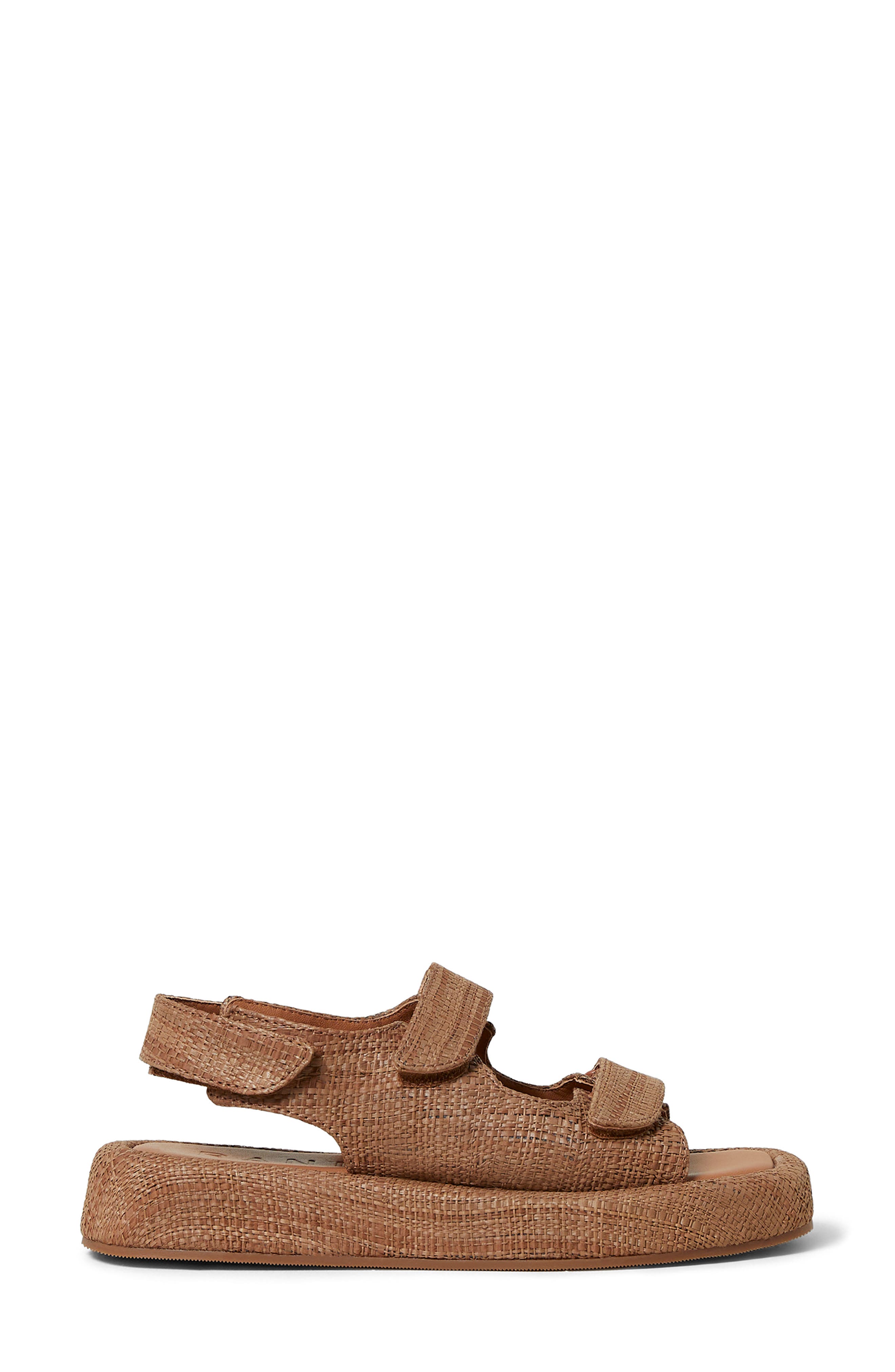 Loeffler Randall Blaise Platform Sandal, Alternate, color, Brown
