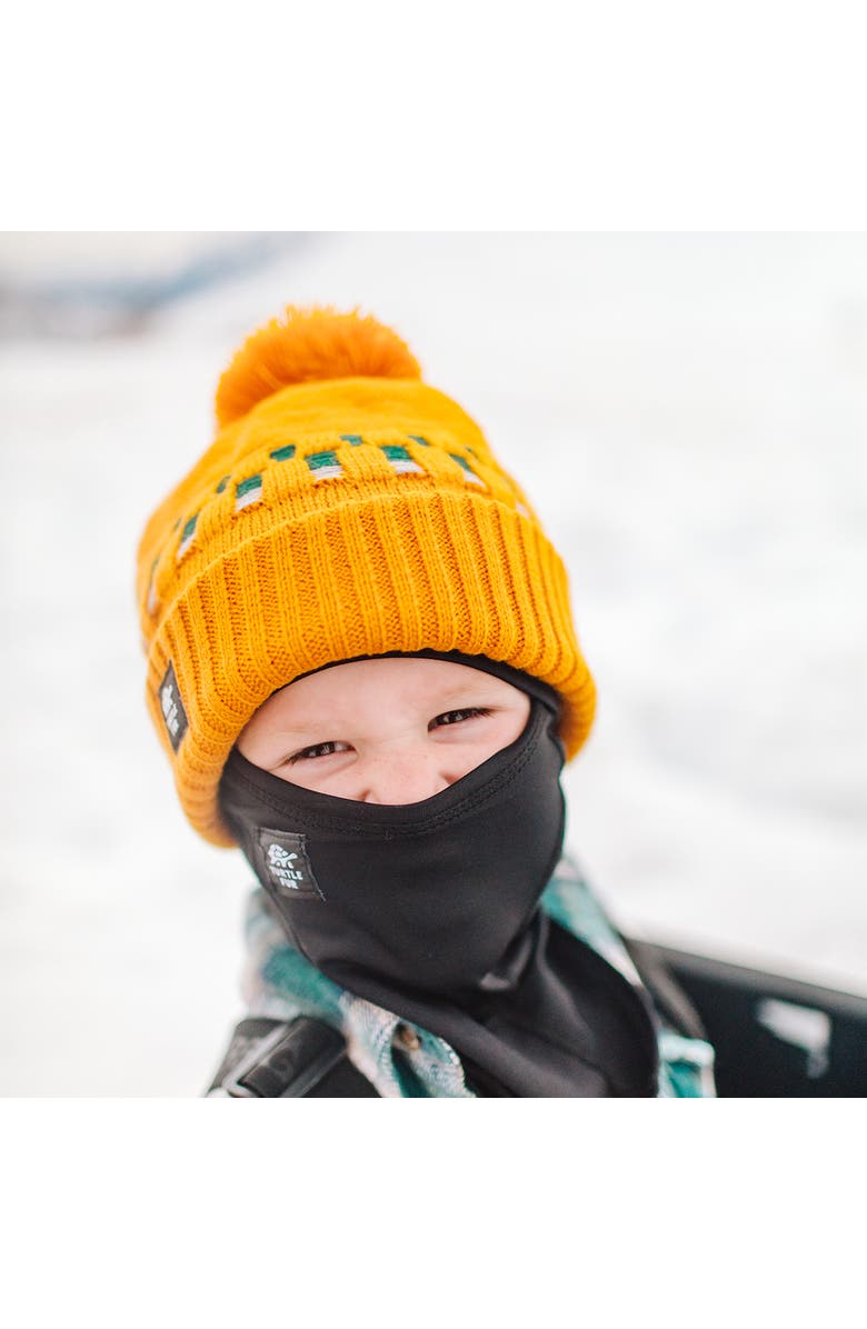 Turtle Fur Kids Comfort Shell MaxClava Balaclava, Alternate, color, Black