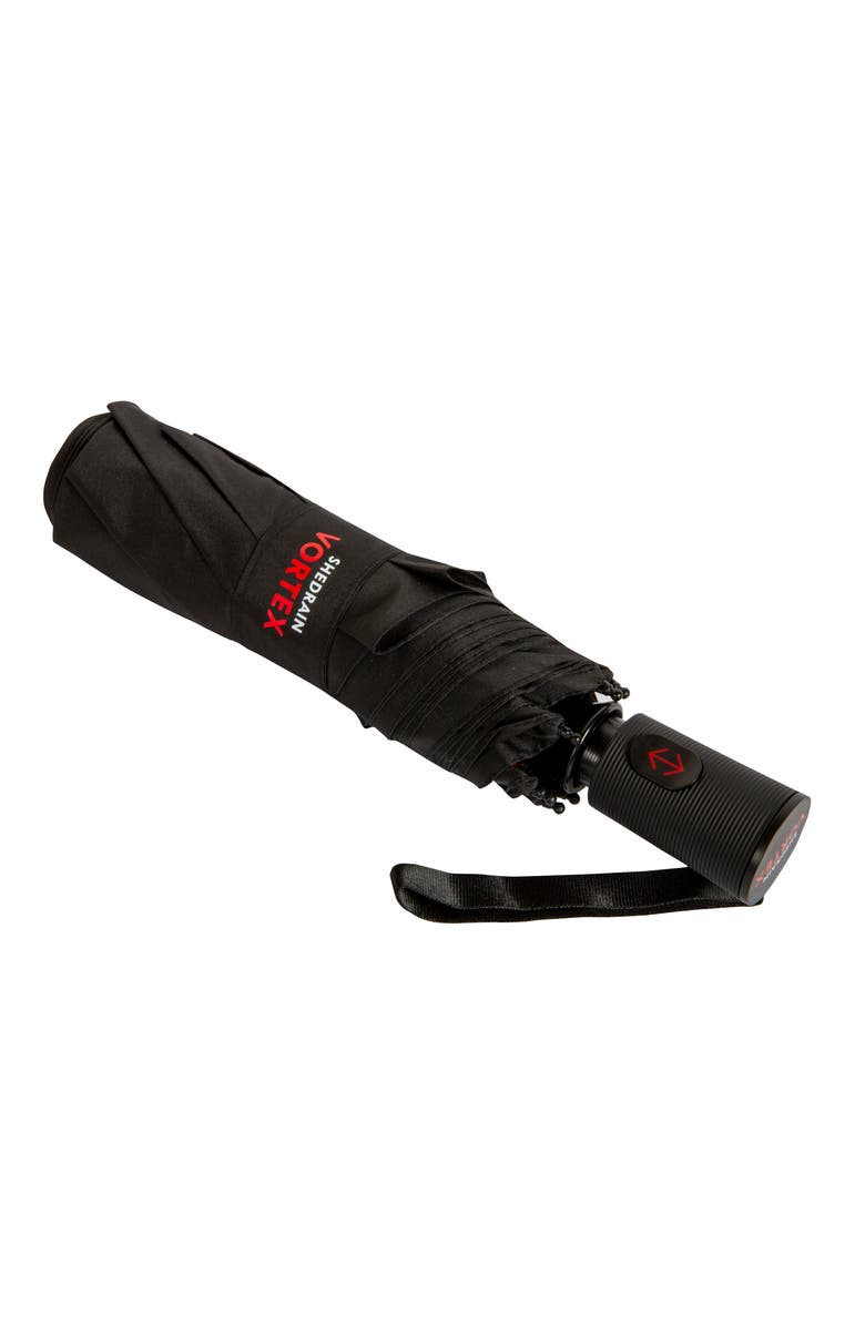 ShedRain Vortex Windproof Umbrella, Alternate, color, Black