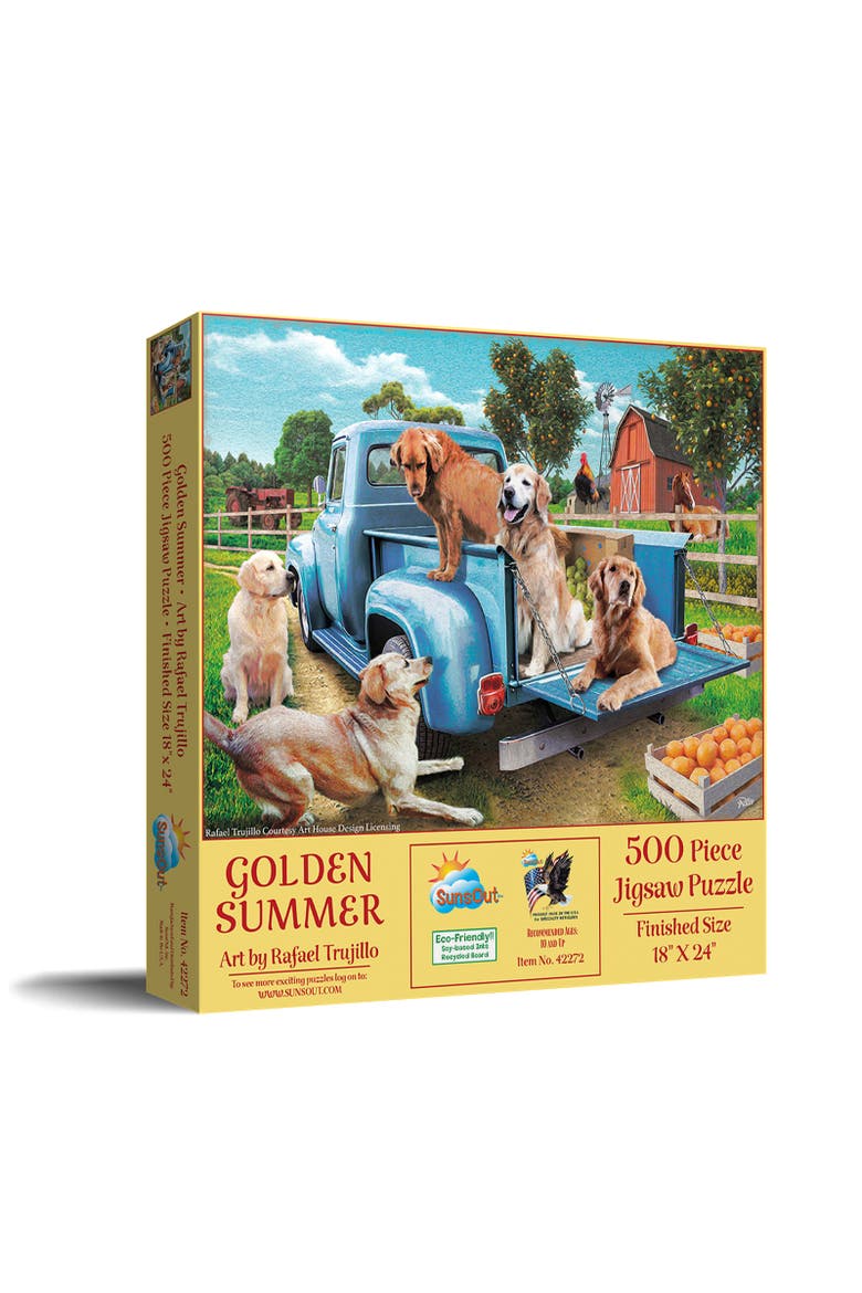 Golden Summer 500 piece Jigsaw Puzzle for Adults, Main, color, Multicolor
