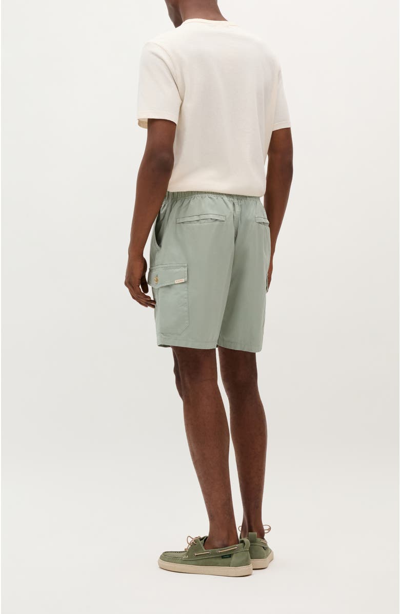 Scalpers Cruz Linen Cargo Shorts, Alternate, color, Light Green