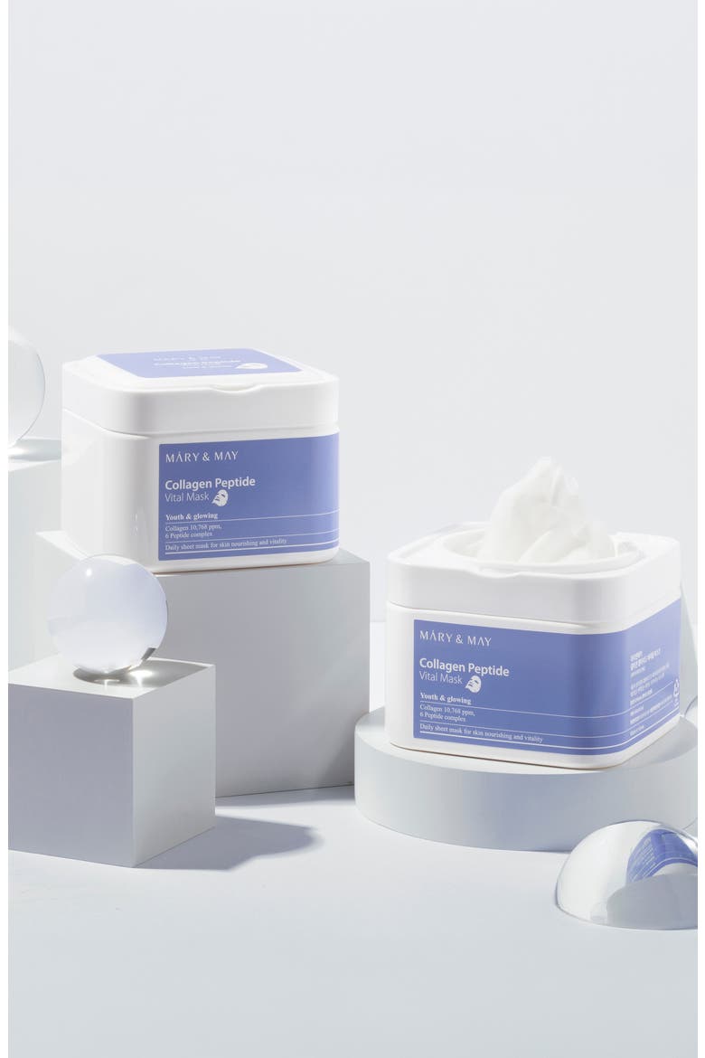 Collagen Peptide Vital Mask, Alternate, color, NO COLOR