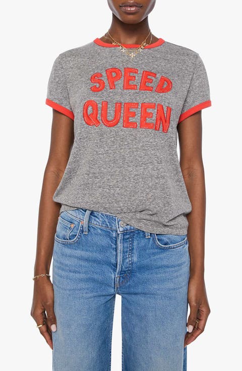 The Boxy Goodie Goodie Graphic Ringer T-Shirt