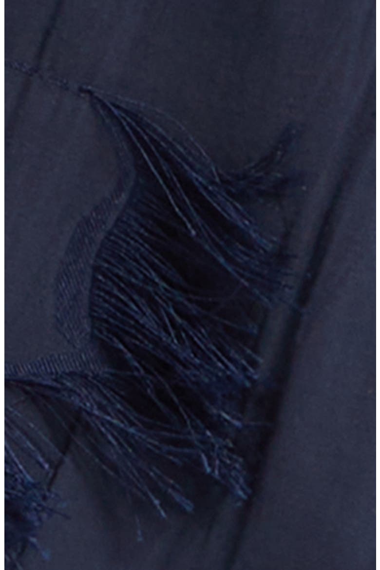 Fil Coupé Midi Skirt, Alternate, color, ULTRA NAVY