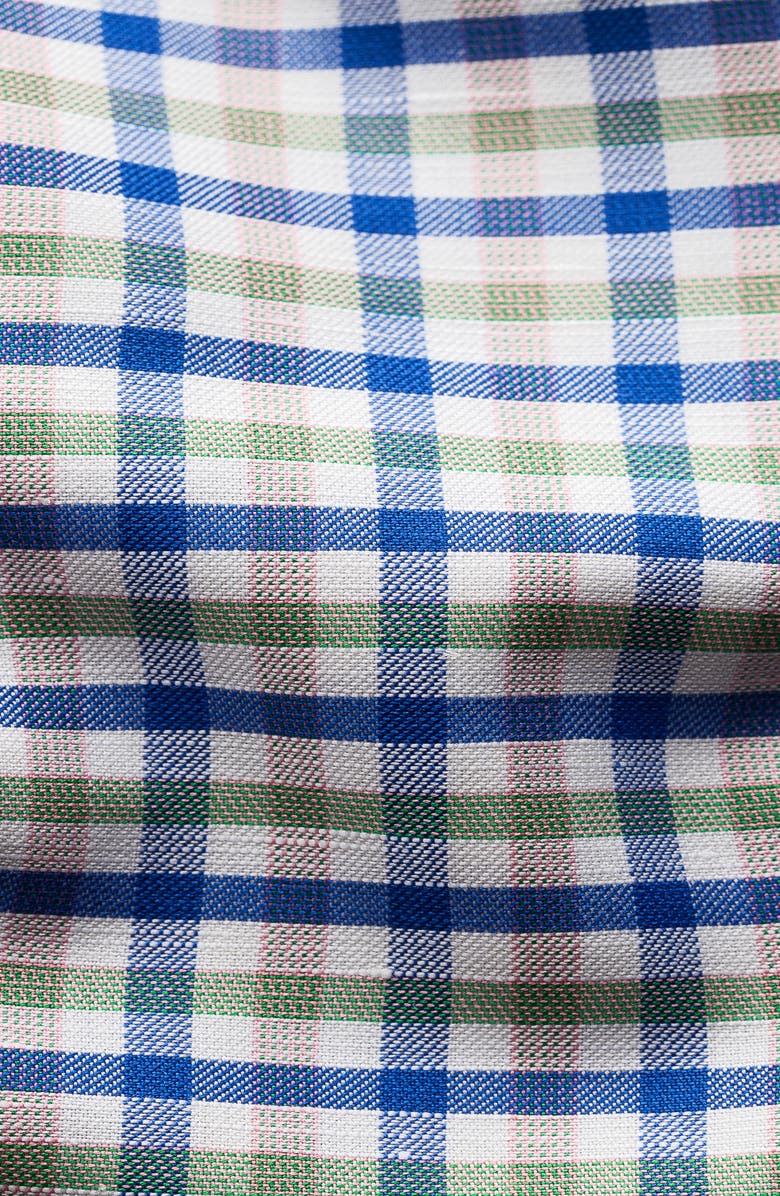 Eton Slim Fit Check Dress Shirt, Alternate, color,