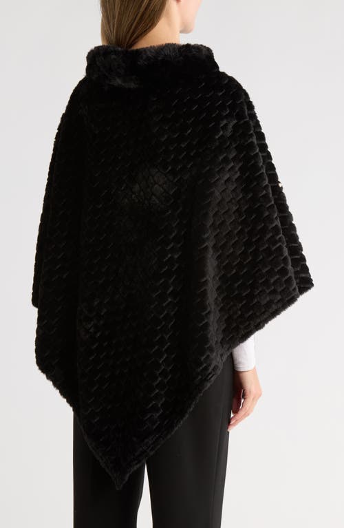 Nanette Lepore Elegant Faux Pearl Ruana In Black