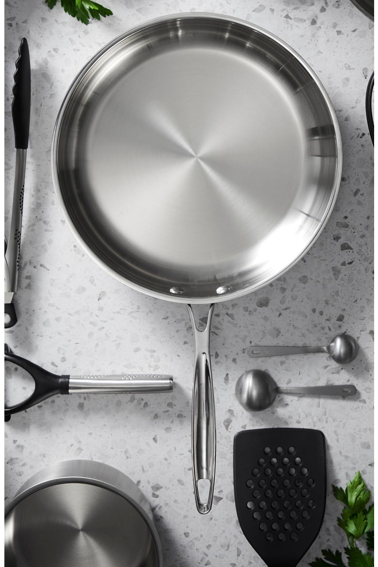 iconiX™ 11" Frypan, Alternate, color, SILVER