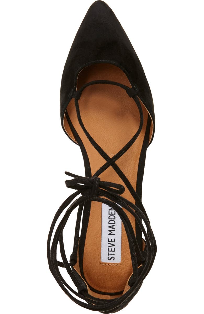Steve Madden 'Sunshine' Lace-Up Flat, Alternate, color,