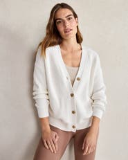 Haven Well Within Organic Cotton Shaker Stitch Cardigan
