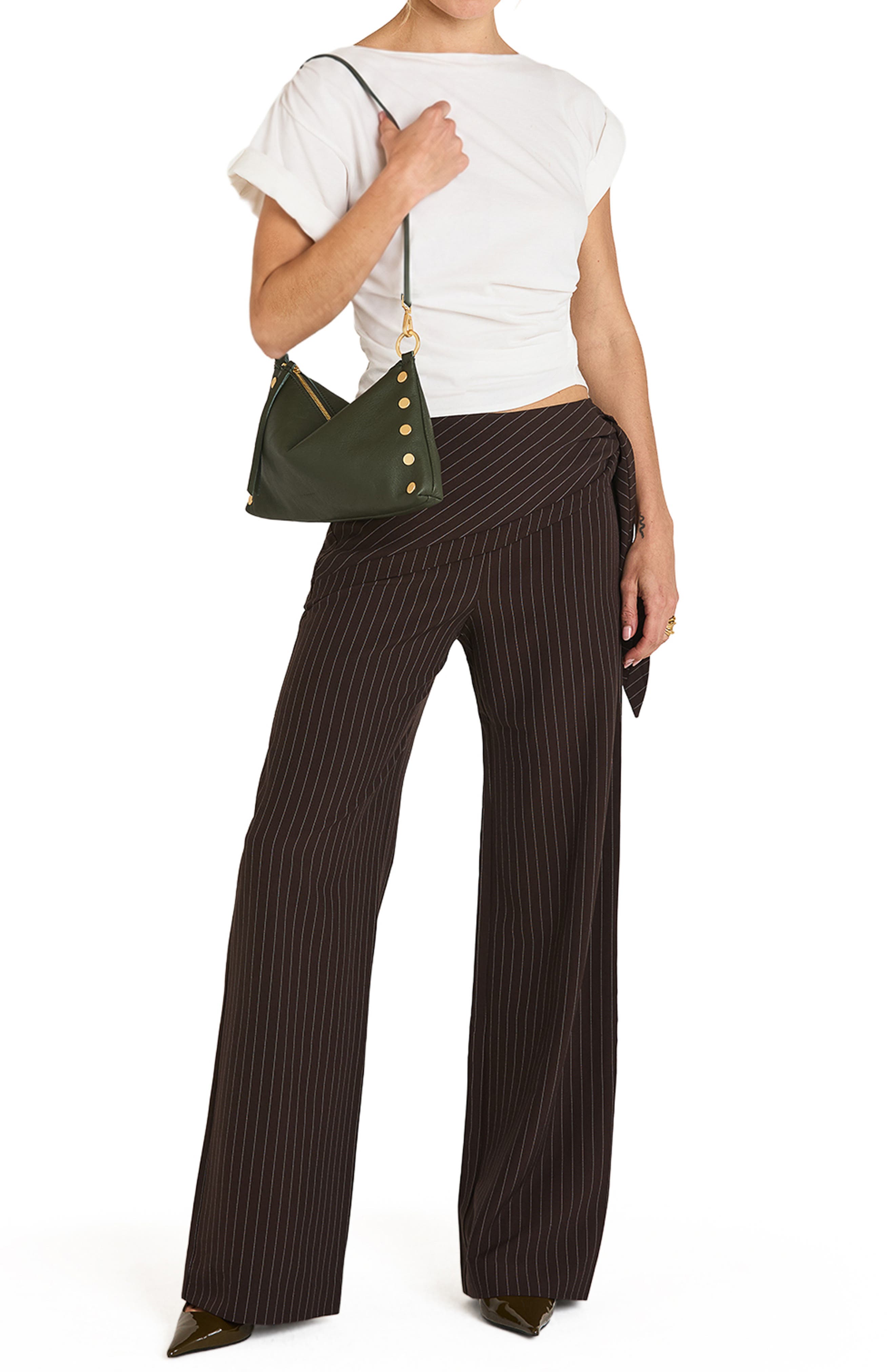 Kyle Medium Shoulder Bag, Alternate, color, TWIN CREST PEBBLE BRUSHED GOLD