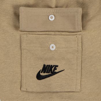 Kids' Slub Pocket T-Shirt & French Terry Cargo Shorts Set