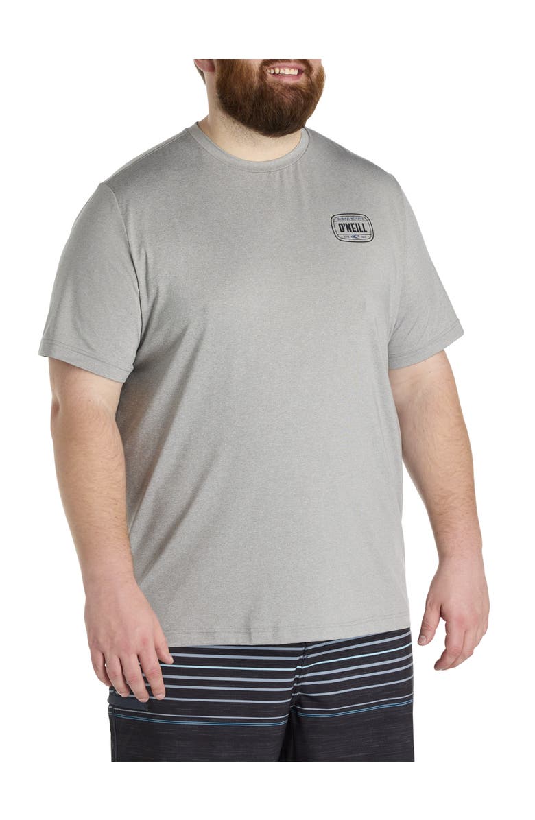 O'Neill Big & Tall TRVLR Series Wordmark Performance Graphic Tee, Alternate, color, Grey