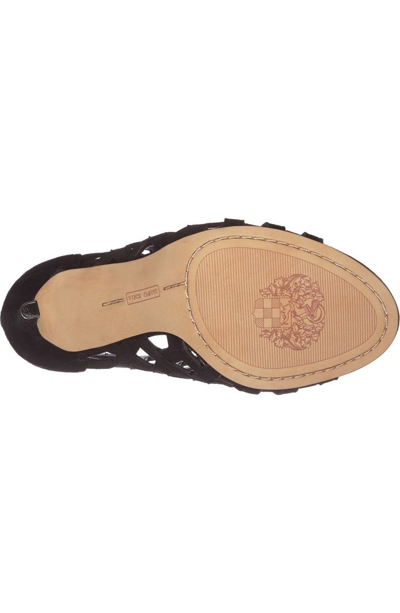 Vince Camuto 'Tatianna' Caged Peep Toe Bootie, Alternate, color,