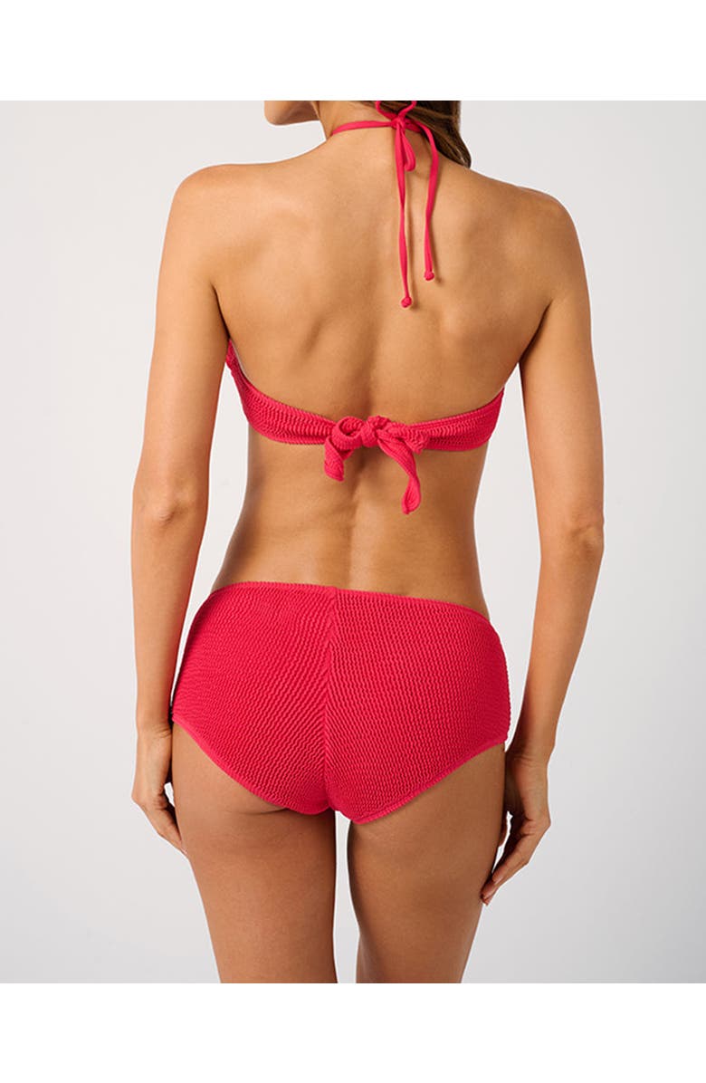 WeWoreWhat Cross Front Bandeau Top, Alternate, color, Hot Pink