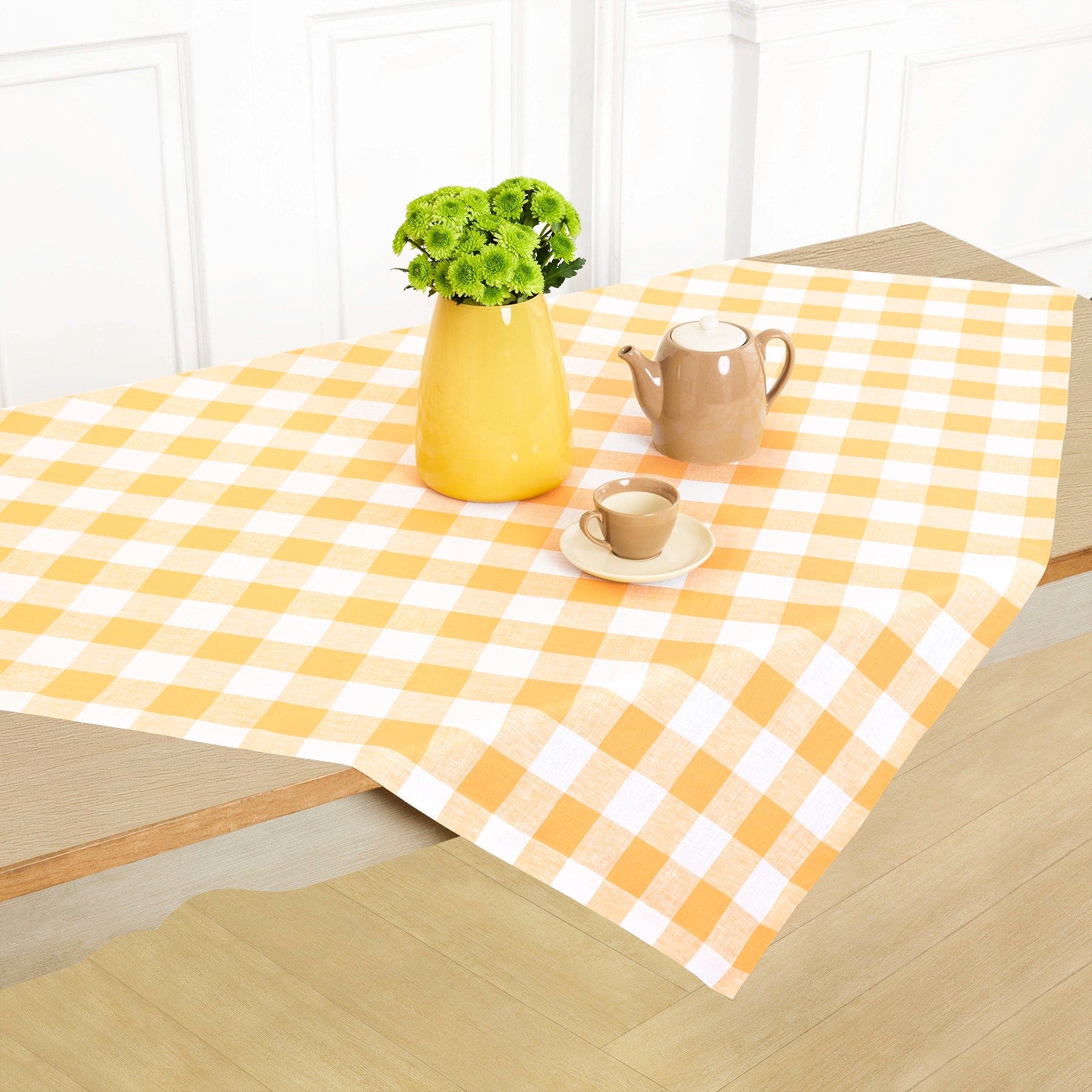 selected Mustard and White
