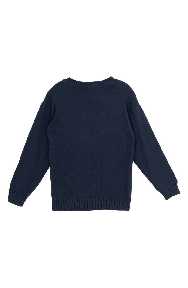 Tween Diva Kids' American Flag Sweater, Alternate, color, Navy