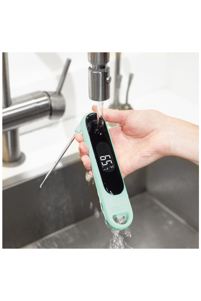 Precision Quick-Read Thermometer, Alternate, color, AQUA