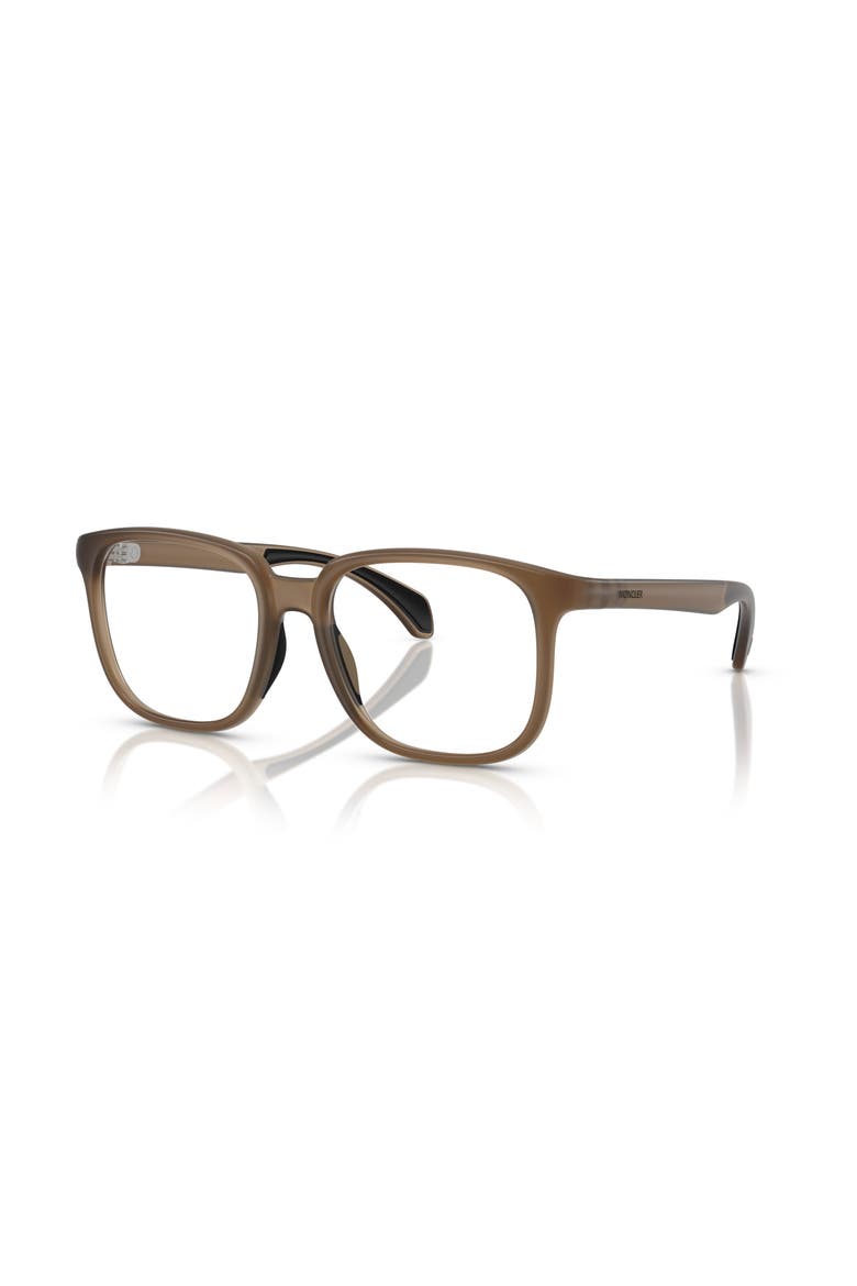 55mm Square optical glasses, Main, color, Brown