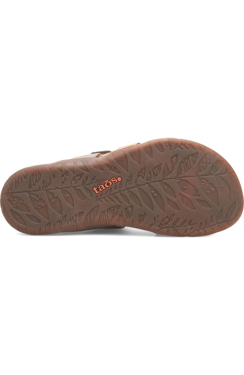 Taos Scribble Slide Sandal, Alternate, color, Brown Multi
