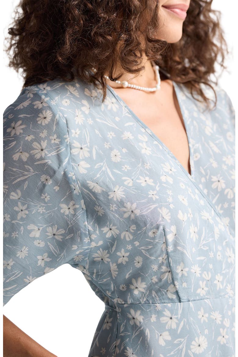 Maxi Wrap Dress, Alternate, color, Floral Poetry