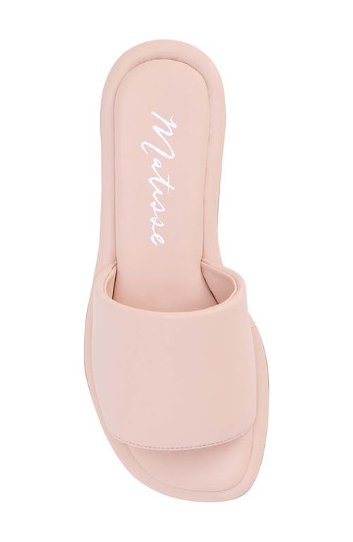 Matisse Moonlight Slide Sandal In Light Pink