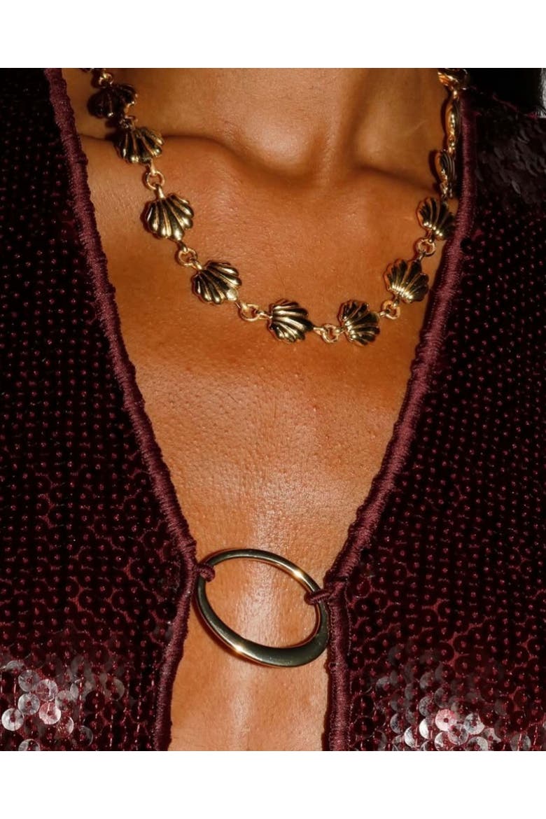 Sunkissed Choker, Alternate, color, Gold