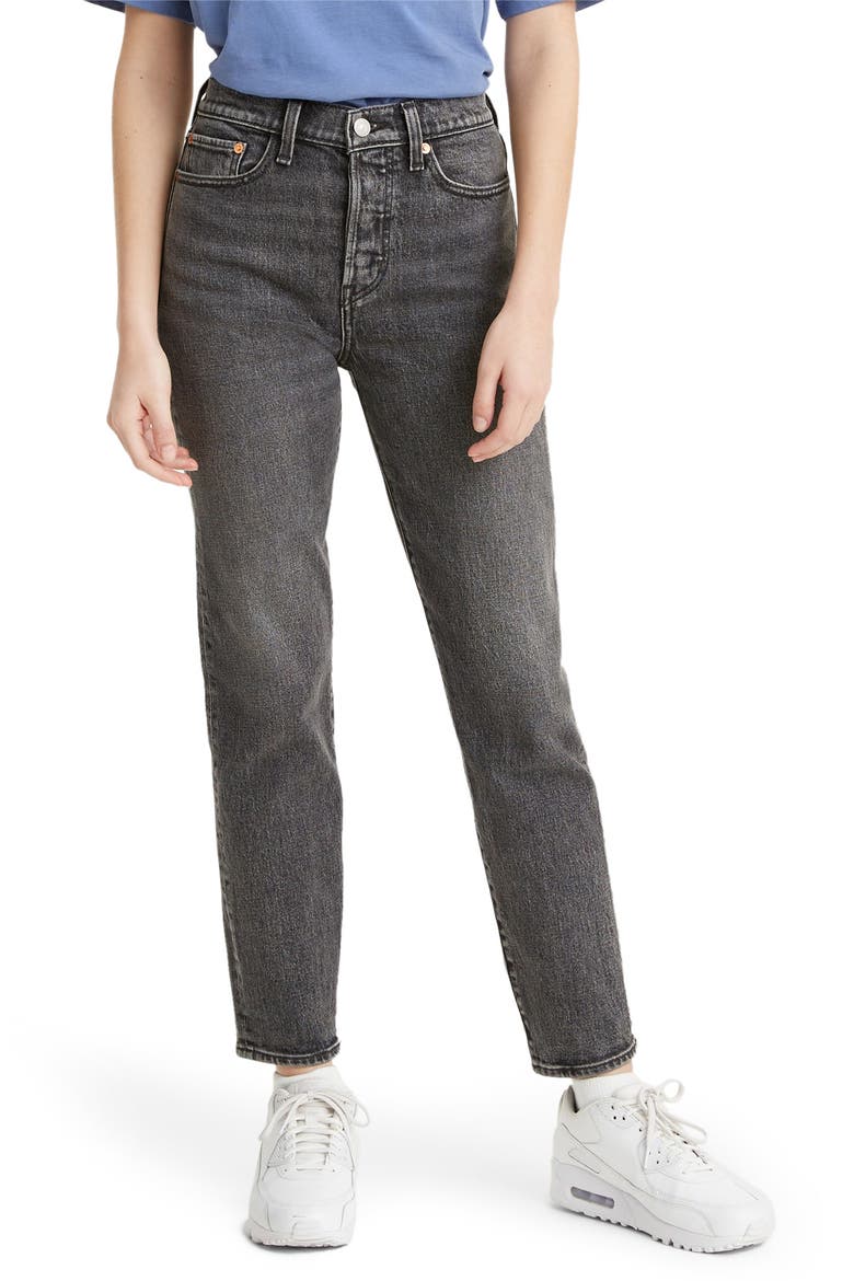 Levi's® Wedgie Icon Fit High Waist Ankle Straight Leg Jeans, Main, color, BETTER WEATHERED