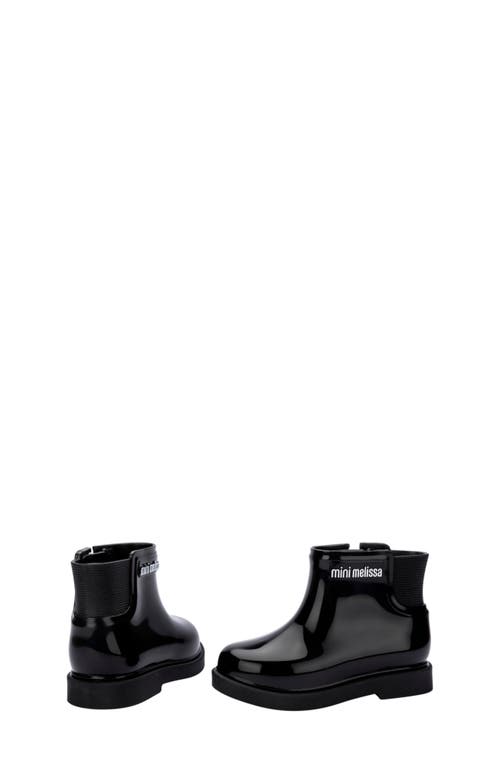 Mini Melissa Kids' Chelsea Boot In Black