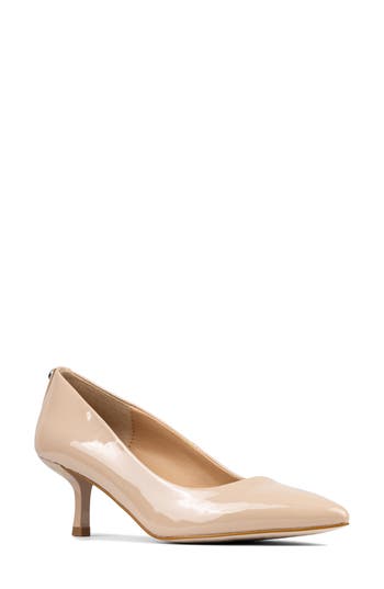 Donald Pliner Calibra Kitten Heel Pump In Neutral