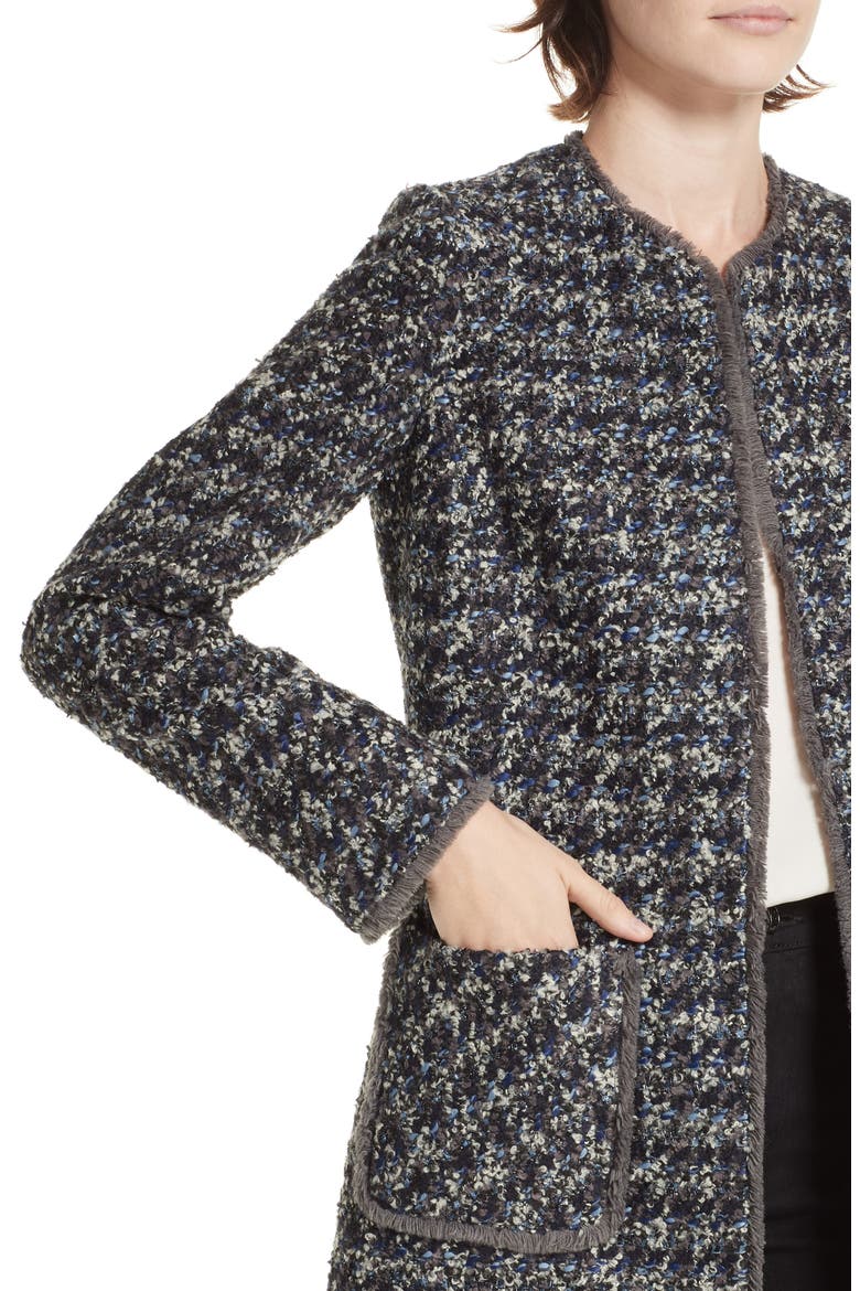 Tweed Topper, Alternate, color, BLUE MULTI
