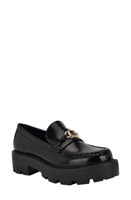 Guess Yanika 2 Platform Loafer In Multi