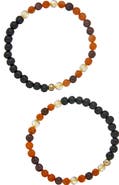 The Healer’s Collection Men's N33 After Dark/Intimacy Set of 2 Healer's Bracelets