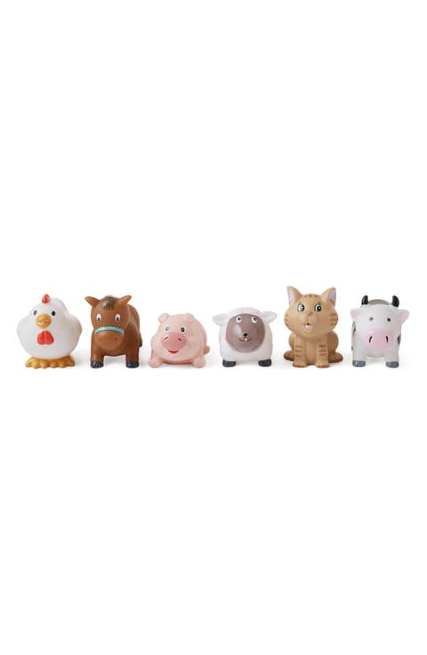 Barnyard 6-Piece Party Squirtie Toys